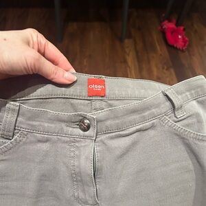 Olsen Women's Classic Gray Boot Cut Jeans